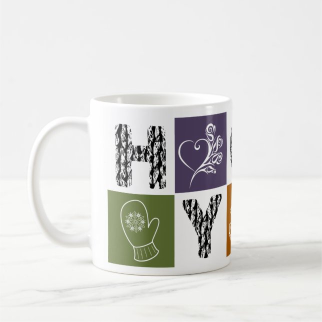 Taza caliente y del hygge (Izquierda)