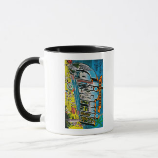 Taza California del Sur - Escenas de letras grandes