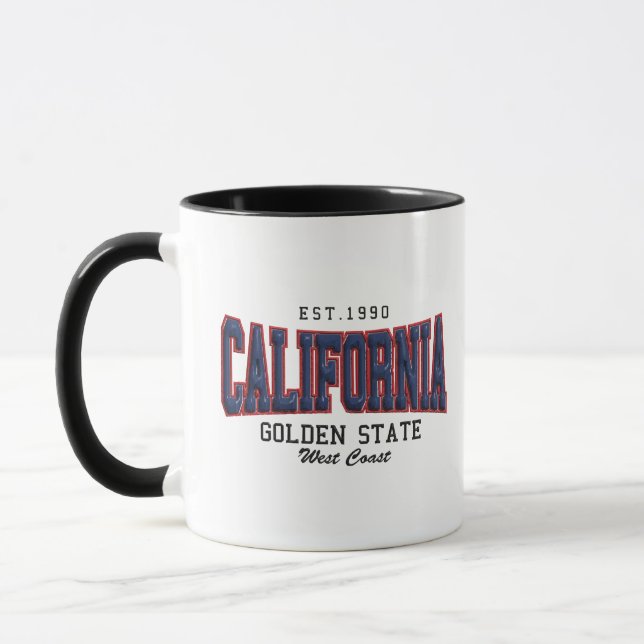 Taza California en 3D (Izquierda)