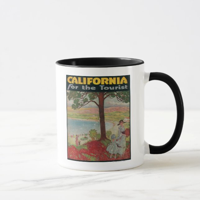 Taza California Para El Poster Turístico (Derecha)