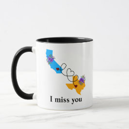 Taza california-texas de Estados Unidos a larga distanc