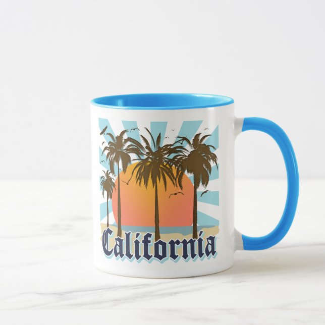 Taza California vara puesta del sol (Derecha)