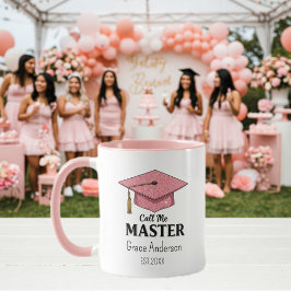 Taza Call me Master - Customizable Cup - Graduation 