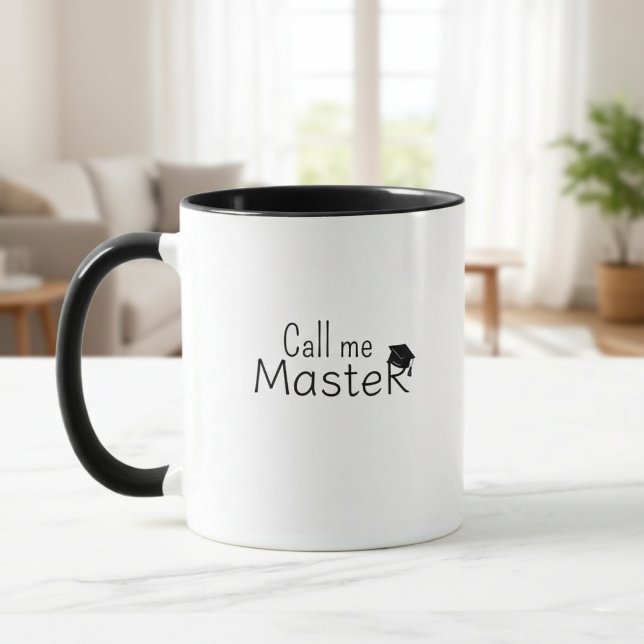 Taza Call me Master - Customizable Mug - Degree -  (Subido por el creador)