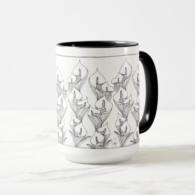 Taza Calla 〜 BlackLine 〜 マ カ グ プ ッ・・・・・・・・・ (Anverso derecho)