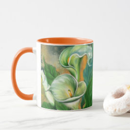 Taza Calla Lily Flowers Mug