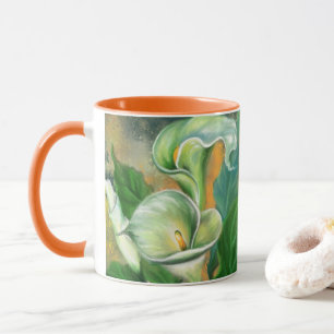 Taza Calla Lily Flowers Mug