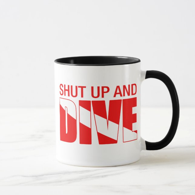Taza Cállate Y Dive (Derecha)