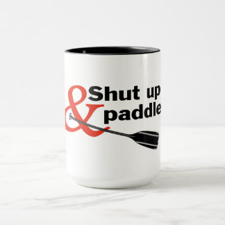 Taza Cállate y paddle Mug