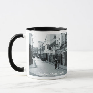 Taza Calle Caroline, Cardiff.