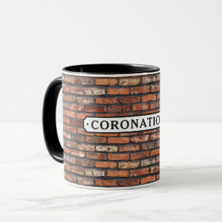 Taza Calle Coronation - Rótulo Combo Mug