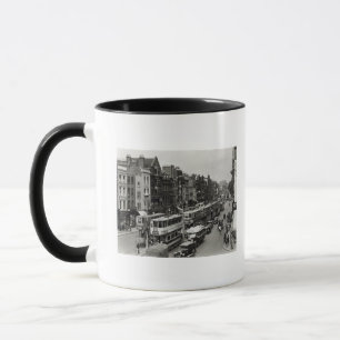 Taza Calle principal de Whitechapel, Londres, c.1930