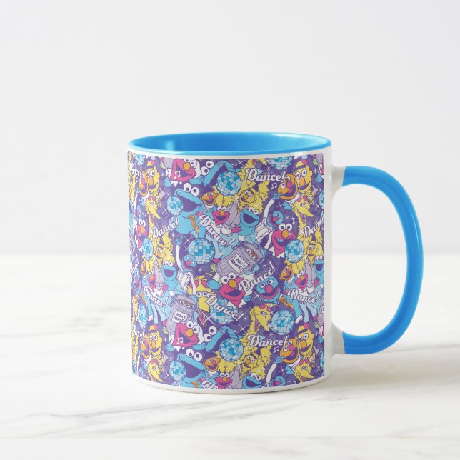 Taza Calle Sésamo| Patrón de baile Groovy (Derecha)