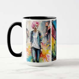 Taza Calles De Color