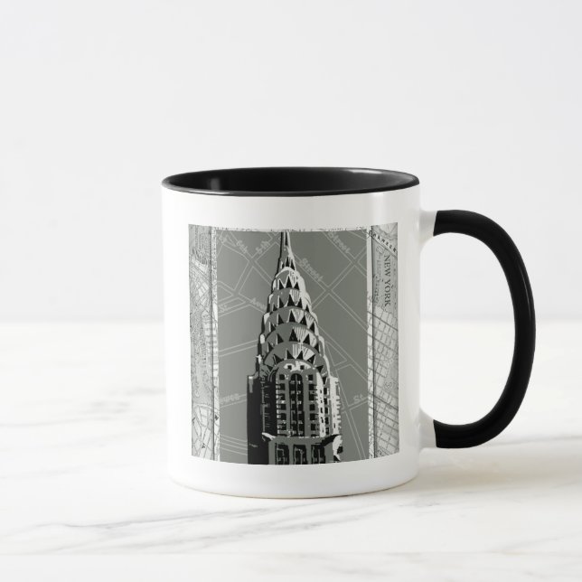Taza Calles de Nueva York con edificio Empire State (Derecha)