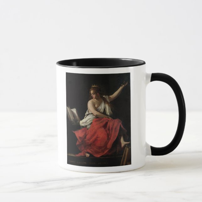 Taza Calliope, musa de la poesía épica (Derecha)