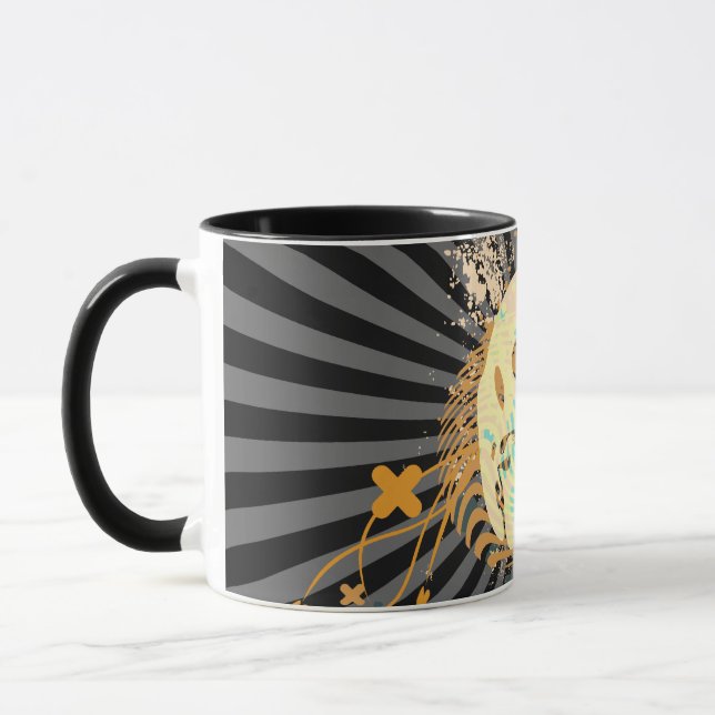 Taza calumnias. con burbujas. (Izquierda)