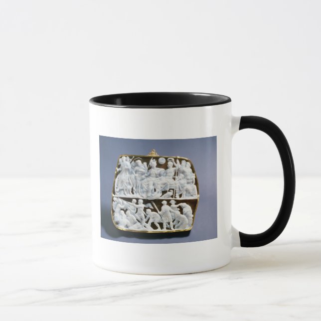 Taza Camafeo romano del ónix, ANUNCIO del siglo I (Derecha)