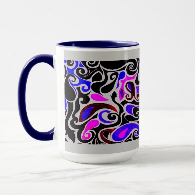 Taza Cambiar el giro retro de color con Wacky (Izquierda)
