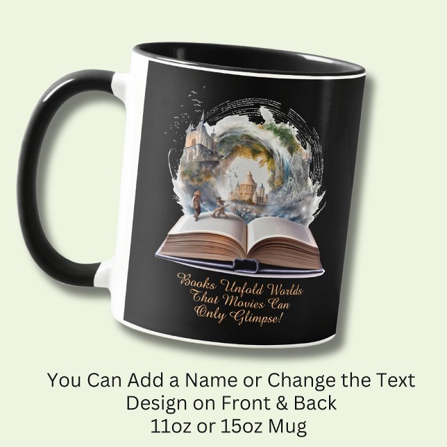 Taza Cambiar texto, libros Desplegar imágenes de pelícu (Subido por el creador)