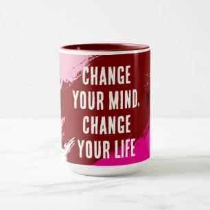 Taza Cambiar tu mente, cambiar tu vida (PURPLE)
