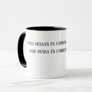 Taza Cambiarse a sí mismo