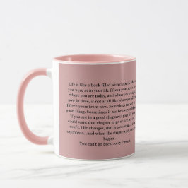 Taza Cambios en la vida de los regalos inspiradores