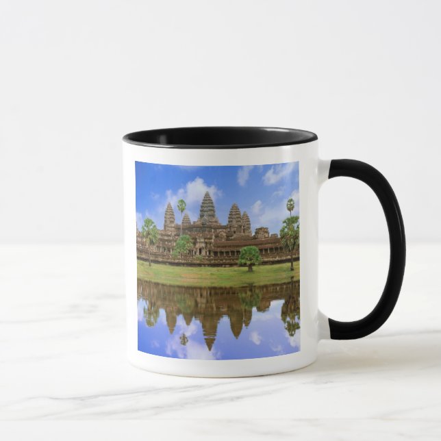 Taza Camboya, Kampuchea, templo Angkor Wat. (Derecha)