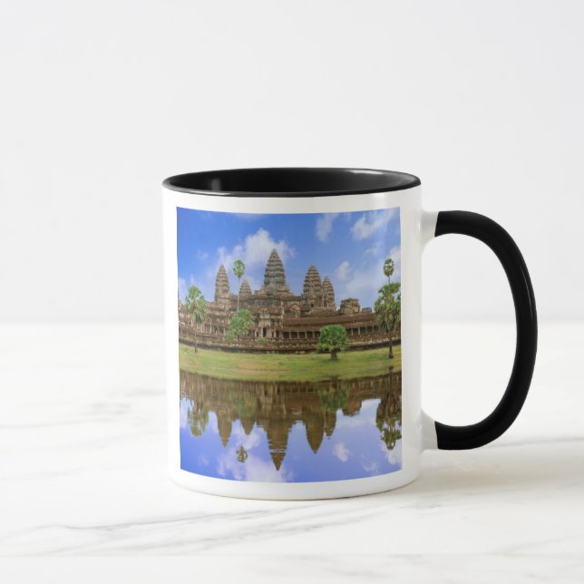 Taza Camboya, Kampuchea, templo de Angkor Wat. (Derecha)