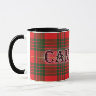Taza Cameron Tartán con el apellido