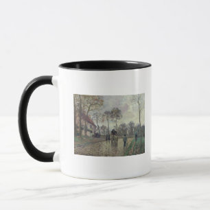 Taza Camille Pissarro el   el coche a Louveciennes,
