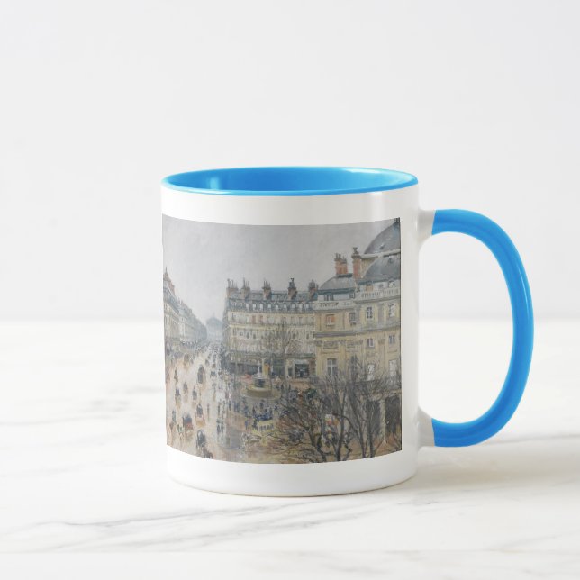 Taza Camille Pissarro el | Place du Theatre Francais, (Derecha)