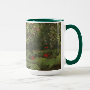 Taza Camille Pissarro el   una rosaleda