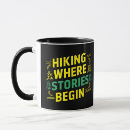 Taza Caminar donde empiezan las historias