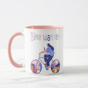 Taza  Caminata en bicicleta, vagabundeo en bicicleta, m