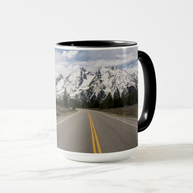 Taza Camino a la cordillera del Teton (Anverso derecho)