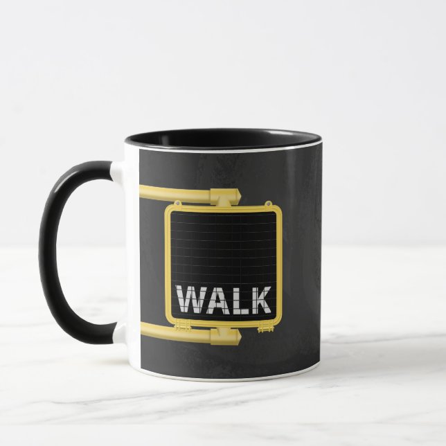 Taza Camino de Rótulo Crosswalk de Nueva York (Izquierda)