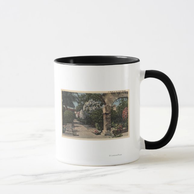 Taza Caminos del Jardín de la Misión del Patio (Derecha)