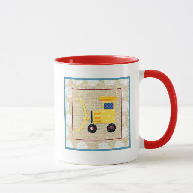 Taza Camión bulldozer de juguete amarillo de Chariklia  (Derecha)