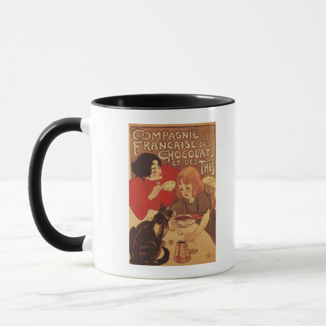 Taza Camión de chocolate y té madre e hija (Izquierda)