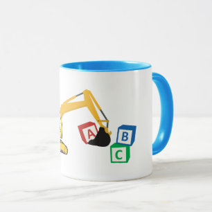 Taza Camión de construcción de la excavadora ABC