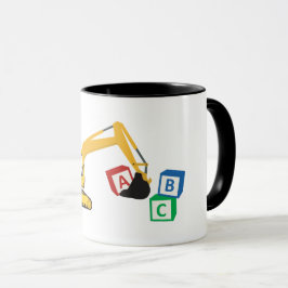 Taza Camión de construcción de la excavadora ABC
