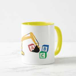 Taza Camión de construcción de la excavadora ABC
