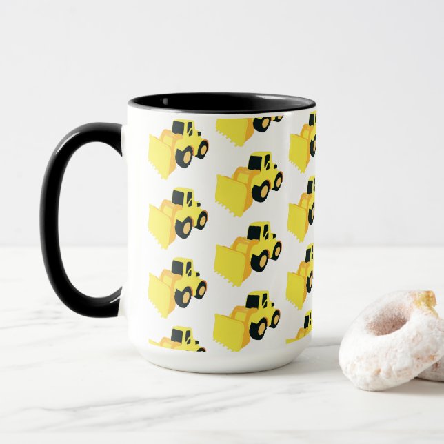Taza Camión de construcción del cargador delantero (Con donut)
