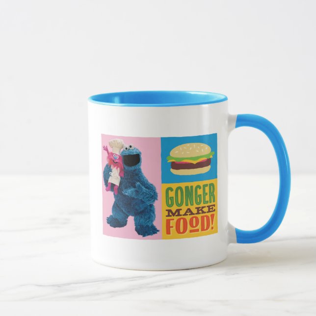Taza Camión de foodie de Cookie Monster | Gonger Make F (Derecha)