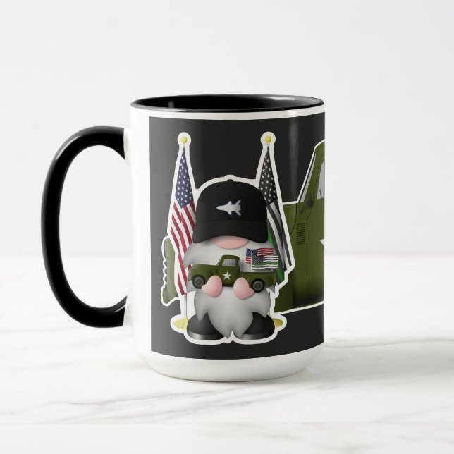 Taza Camión de la Fuerza Espacial con camión militar (Izquierda)