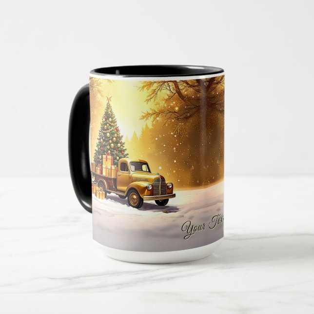 Taza Camión de oro marea navideña (Anverso izquierdo)
