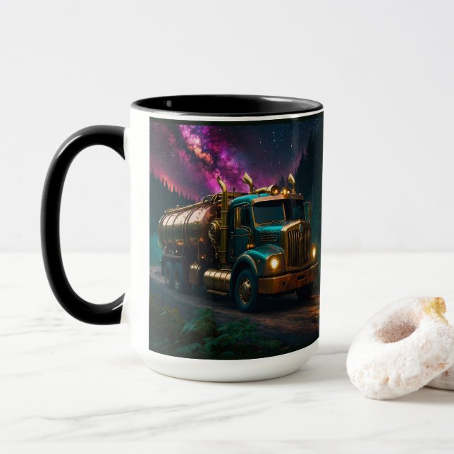Taza Camión Steampunk Tanker (Con donut)