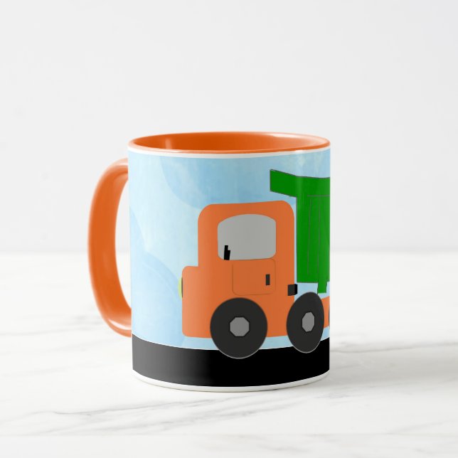 Taza Camión volcado (naranja) (Anverso izquierdo)
