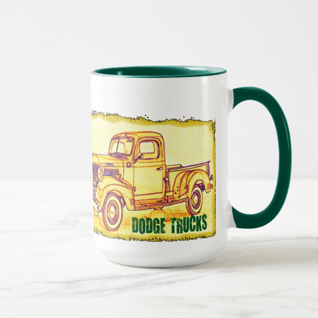 TAZA CAMIONES DE DODGE (Derecha)